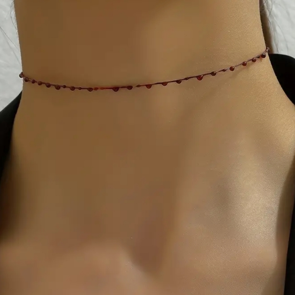 Bloody Choker Necklace 14$